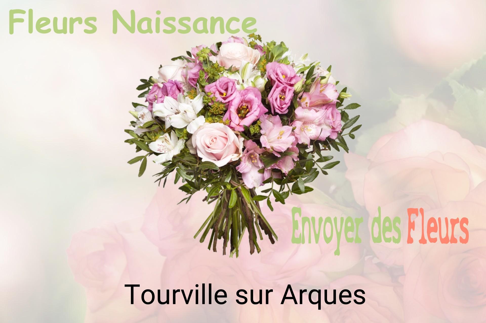 Bouquet de fleurs de naissance livré à Tourville-sur-Arques